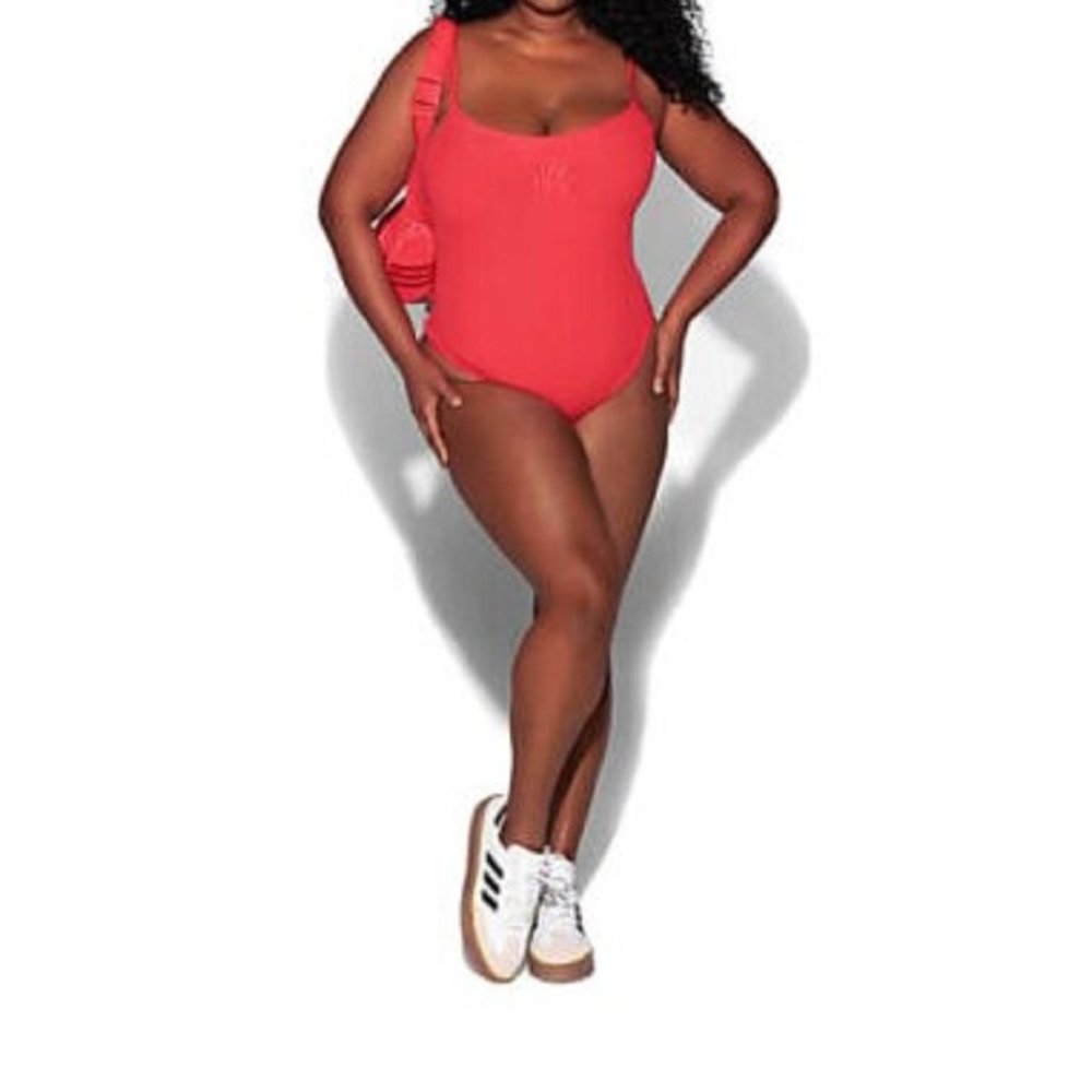 Adidas Originals Women's Real Coral Tank Bodysuit PLUS SIZES GV3990